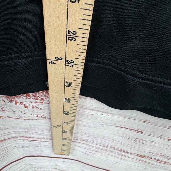 FootJoy Golf Polo Shirt‎ Mens Size Medium Black Stripe Performance Athletic - Picture 7 of 8